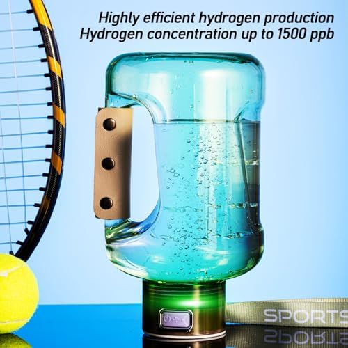 Portable Hydrogen Water Bottle - 56oz for Sports & Fitness & Travel