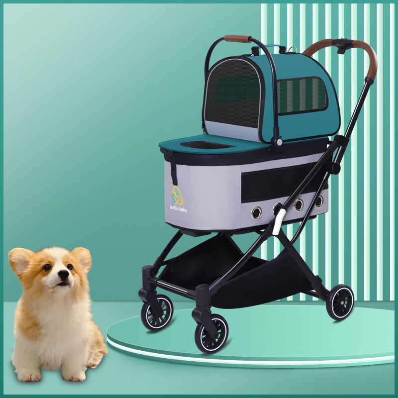 Fashionable Pet Stroller Trolley for Small Dogs and Cats Outdoor