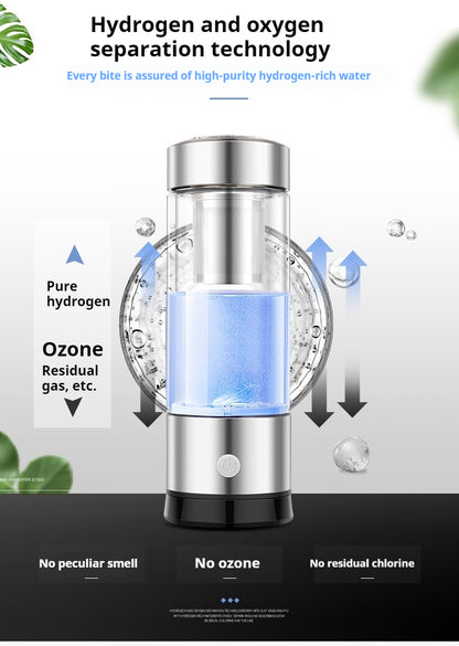 H2 Hydrogen-Rich Water Cup with Vent Holes - Perfect for Tea