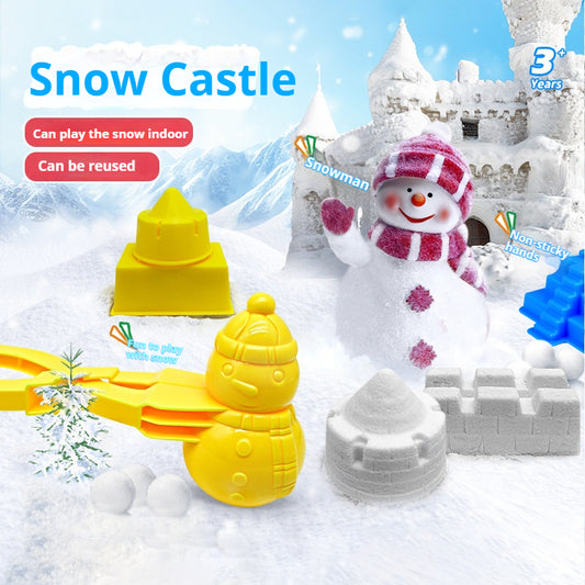 SPACE SAND Artificial Snow Play Set - Snow Castle