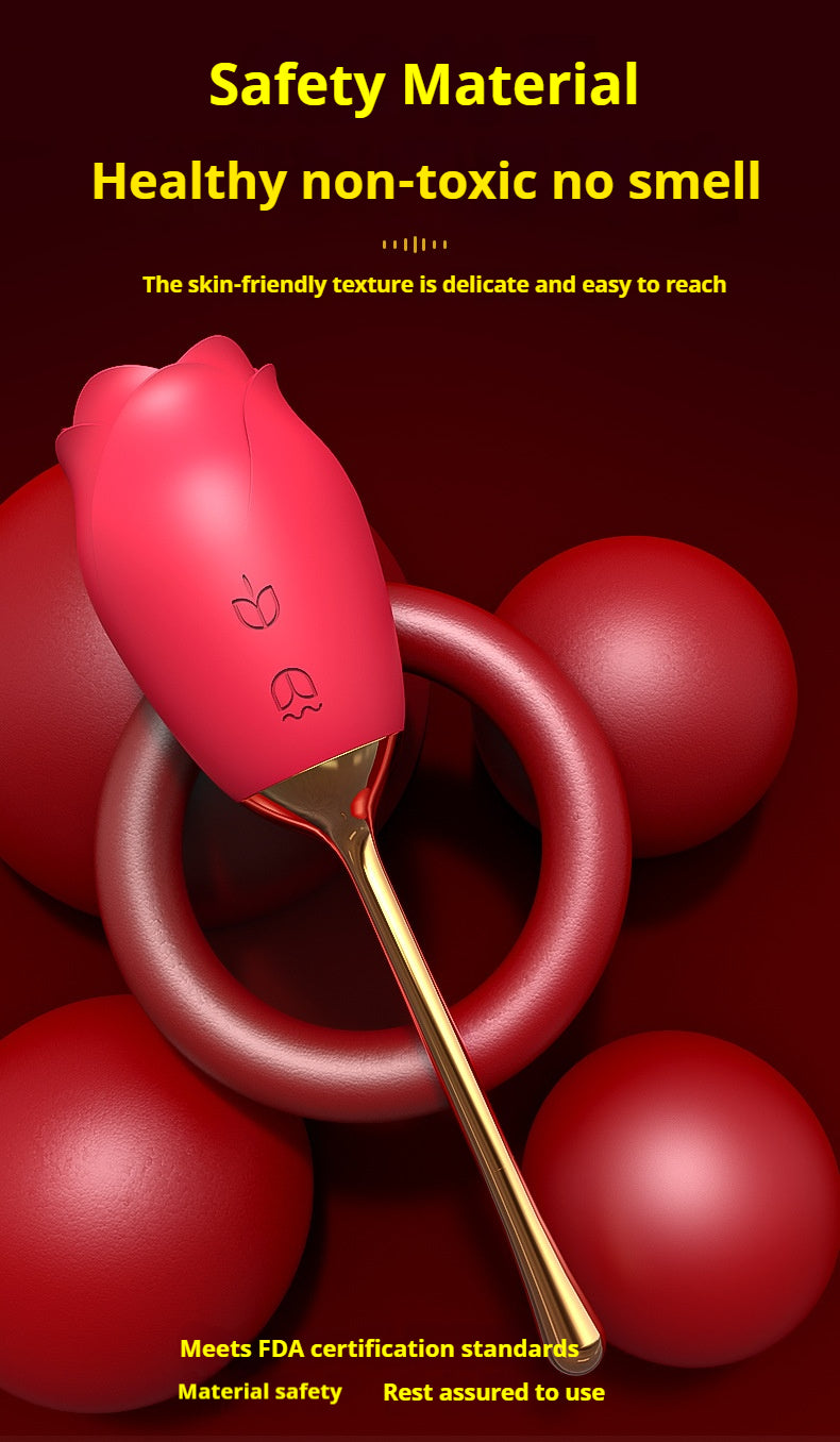 Rose Tongue Licking Vibrator for Women | Premium Adult Toy