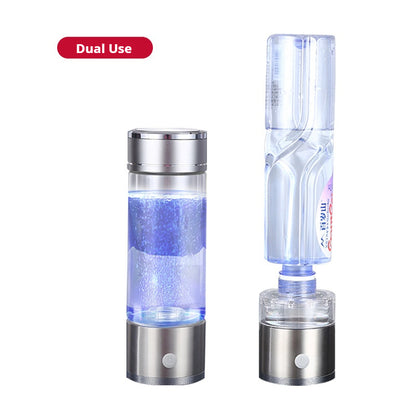 Hydrogen Water Bottle - High Concentration Steel Color Hydrogen-Rich Bottle | 350ML