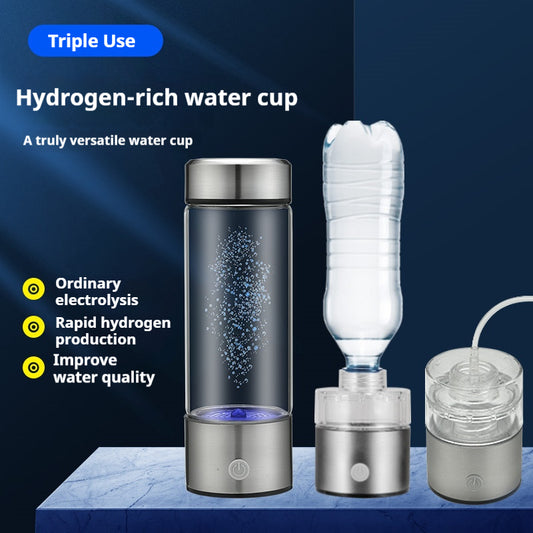 Hydrogen Water Bottle - Multi-Use Hydrogen Generator Bottle | 450ML Capacity