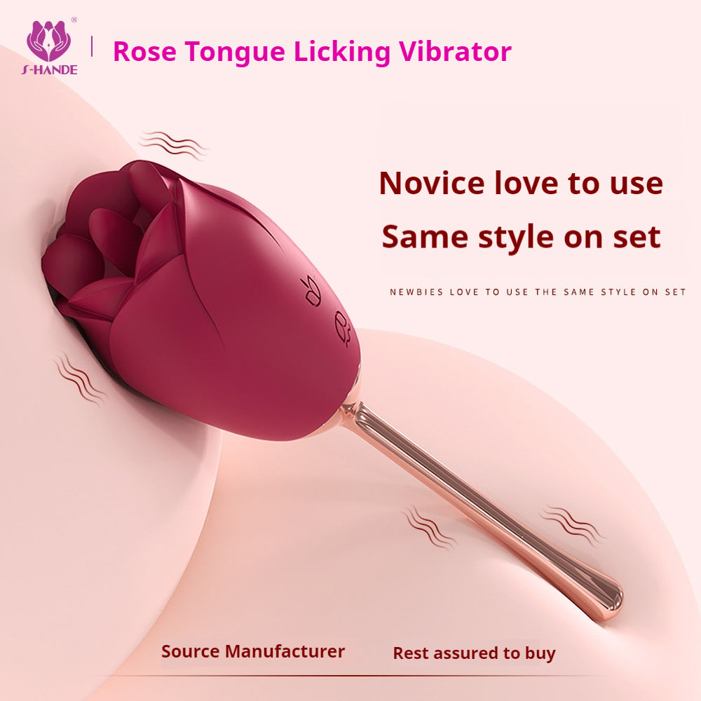 Rose Tongue Licking Vibrator for Women | Premium Adult Toy