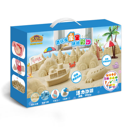 Space Sand Beach Set - Non-Sticky Educational Colored Clay Toys