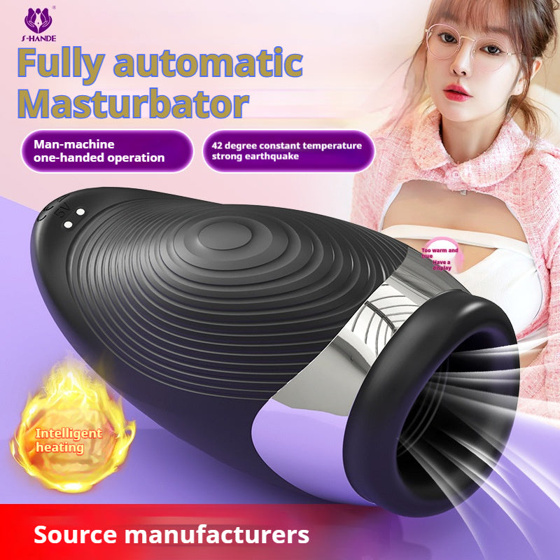 Smart Heating Male Masturbator Automatic Cup - Desensitization Training