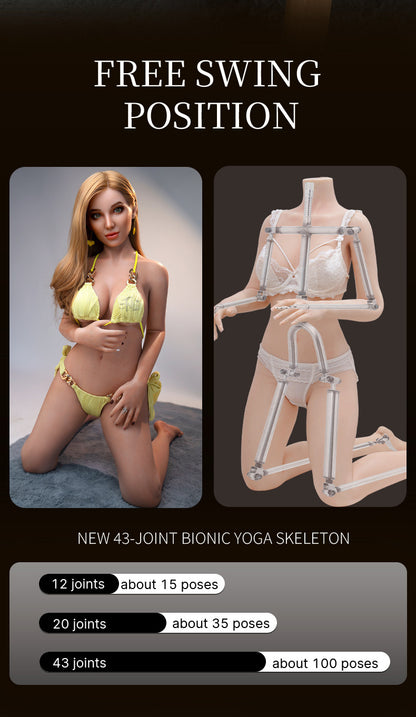 Full Body TPE Silicone Sex Doll - Life Size with Vaginal and Anal Openings