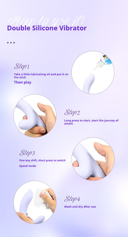 Vibrating G-Spot Massager - Silicone Vibe Stick