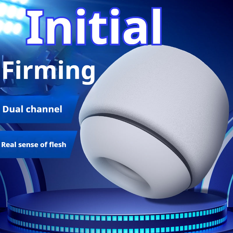 3D Channel Dual-Entry Textured Male Masturbator
