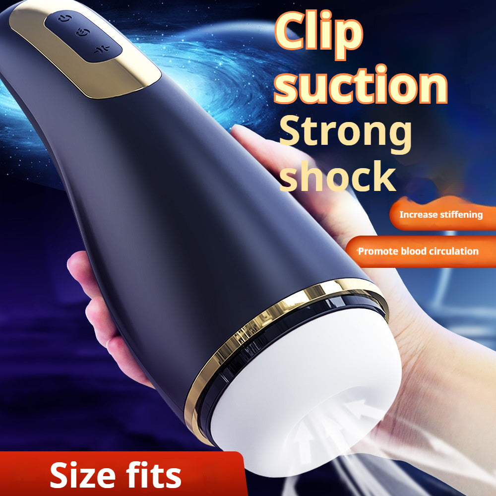M002 Vibrating Automatic Clamping and Suction Male Masturbator