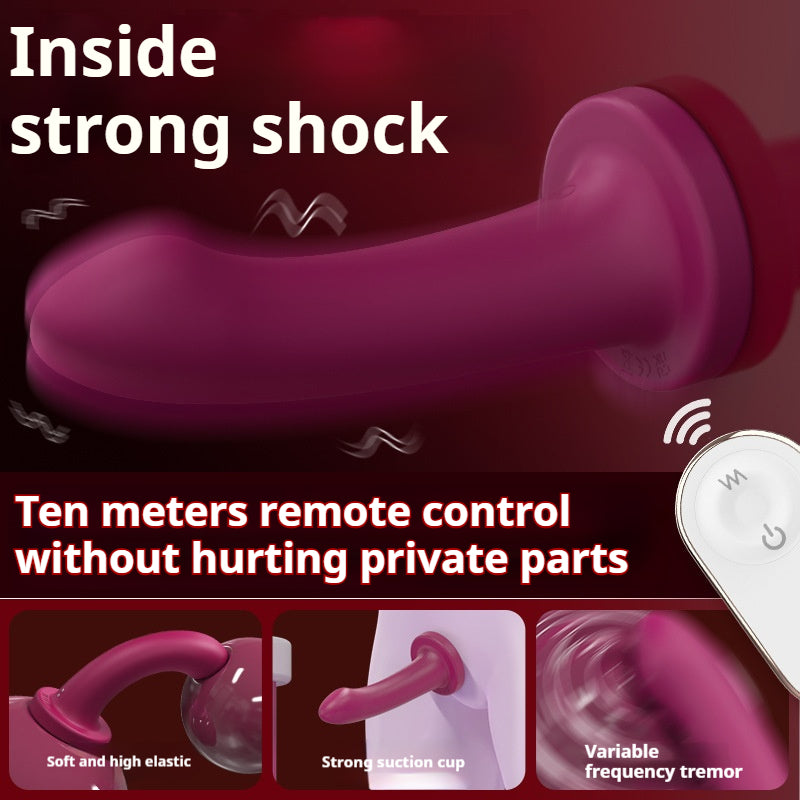 Wearable Dildo Vibrator - Premium Female Pleasure Device - Remote Control