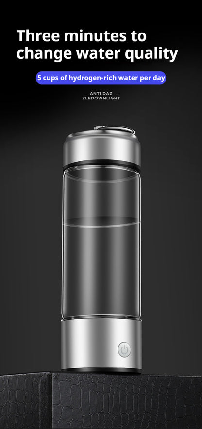 Hydrogen-rich Water Cup with Smart Electrolysis can Absorb Hydrogen